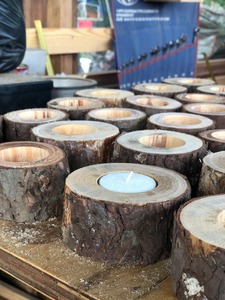 Rustic Natural Wooden Tealight <b>Candle</b> <b>Holder</b> for Home Christmas Decor Other <b>Candle</b> <b>Holders</b> <b>Lanterns</b> & <b>Candle</b> Jars - Product Image 6