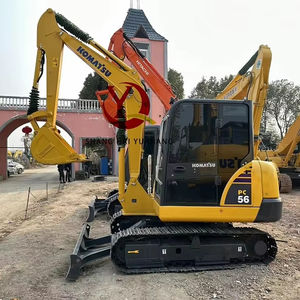 Komatsu PC56 5 tonnes d'excavatrice sur chenilles d'occasion, moteur, boîte de vitesses, composants de pompe du Japon, bon prix à vendre, nouveauté - Product Image 1