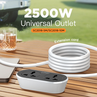 Ldnio SC2018 2500W Kabel Ekstensi Stopkontak Universal 5M 10M Kabel Daya Panjang untuk Desktop dan Stopkontak Luar Ruangan