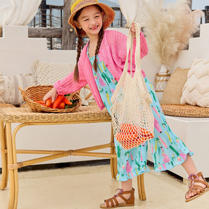 Ensemble deux pièces pour enfants, bébé, style européen, cardigan et combinaison respirante d'été, conçu au Vietnam par IntheK Lilipurri - Product Image 2