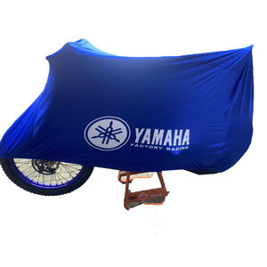 โลโก้ที่กําหนดเองยืดหยุ่นสูงฝุ่นฝาครอบรถจักรยานยนต์ในร่มสแปนเด็กซ์ล้างทําความสะอาดได้ - Product Image 3