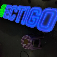 Vente en gros enseigne lumineuse flexible murale avec faux logo néon lampe enseigne lumineuse LED flexible personnalisée pour la fête