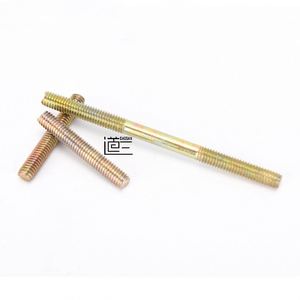 Bullone a Perno Filettato Completo in Acciaio al Carbonio Zincato Giallo della Fabbrica <span class=keywords><strong>Handan</strong></span> per Applicazioni Edili, Petrolchimiche ed Energetiche - Product Image 6