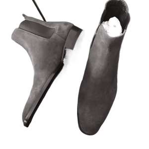 Botas de Tobillo Estilo Western para Hombre, de Gamuza y Cuero, Antideslizantes, Transpirables, para Nieve - Product Image 1