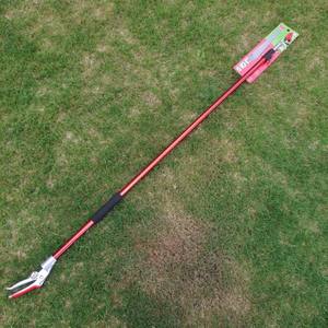Year Fruit Picker <b>Telescopic</b> <b>Pole</b> 1.8m-3m Aluminum Alloy High Carbon Steel Blade Red And Silver Pruning Shears For Trees - Product Image 2