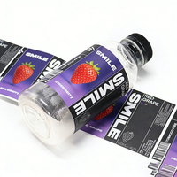Autocollants ronds en vinyle durables, écologiques, imperméables, avec protection UV, impression de rouleaux d'étiquettes personnalisées pour les aliments, les boissons et les boissons