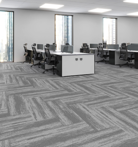 Ковровые плитки 33*100 см из ПП на нетканой основе, экологически чистые, для коммерческого использования - Product Image 1