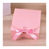 Boîte cadeau en papier pliable de luxe, imperméable, haut de gamme, recyclable, avec doublure en éponge pour cadeaux