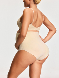 Nuevas bragas de maternidad de cintura alta sin costuras para mujer, calzoncillos cómodos para embarazadas con soporte para el vientre - Product Image 6