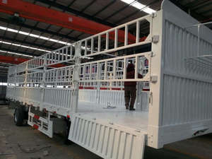 รถพ่วงกึ่งพ่วงแบบมีรั้ว 3 เพลา 60 ตัน สำหรับขนส่งสินค้าไปยังแซมเบีย - Product Image 4