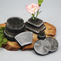 Kenzan Ikebana Professionnel en Acier Inoxydable – Outil d'Arrangement Floral Japonais pour Créations DIY (OEM)