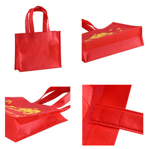 Bolso de compras Ecobag reutilizable no tejido con logotipo personalizado, tela no tejida para hacer bolsas de compras no tejidas - Product Image 3