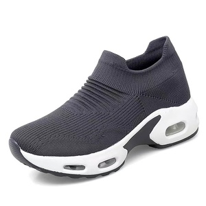 Chaussures de danse légères noires respirantes pour la gym et le <span class=keywords><strong>cheerleading</strong></span>, avec coussin d'air et plateforme, pour la marche et la danse - Product Image 5