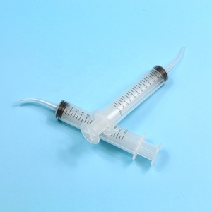 Aguja curva precurvada desechable de 12 ml para uso dental, <span class=keywords><strong>jeringa</strong></span> utilitaria curva - Product Image 6