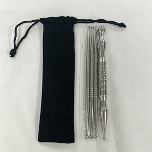 Stylo d'acupression double extrémité en acier inoxydable, outil de stimulation des méridiens pour la réflexologie des pieds et du visage - Product Image 6
