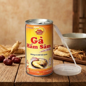Sopa de Pollo con Ginseng Enlatada Minh Trung 365g, Guiso Instantáneo Nutritivo, Arroz con Leche, Comida Saludable al por Mayor - Product Image 1
