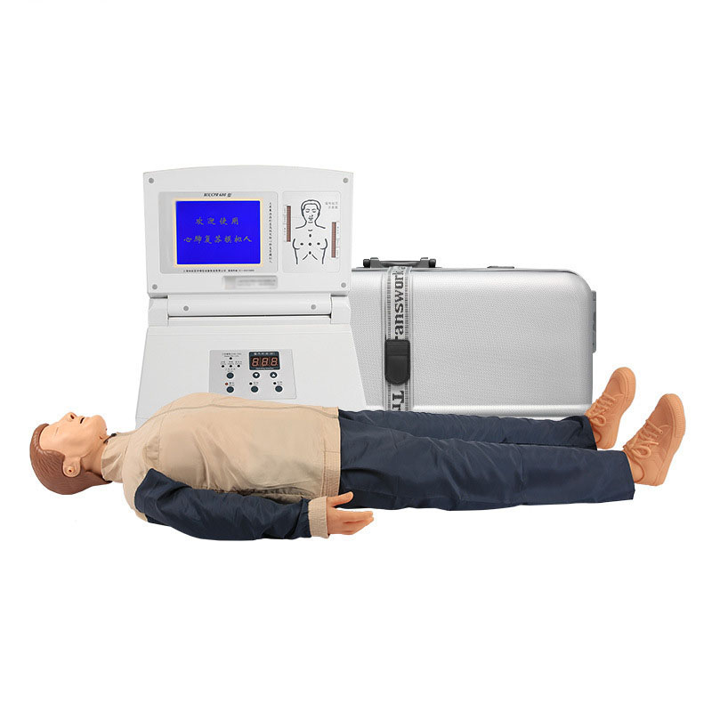 Maniquí médico de primeros auxilios de cuerpo completo electrónico automático de simulación de CPR humano CPR 280