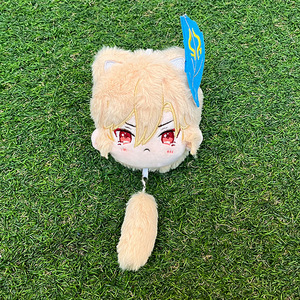 10cm Tighnari Venti Xiao Tartaglia Wanderer Kawaii gatto orecchio Cos fabbrica Anime a buon mercato bambola di peluche giocattolo ciondolo <span class=keywords><strong>gioco</strong></span> - Product Image 6