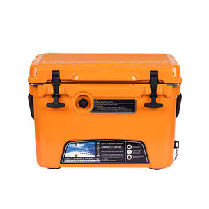 Glacière jaune rotomoulée de 20 litres, boîte de pêche, rangement isotherme multi-usage pour extérieur avec poignée supérieure - Product Image 4