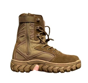 Bottes de combat en daim marron coyote DFA120 Jungle - Product Image 2