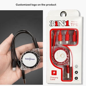 <span class=keywords><strong>Cavo</strong></span> per telefono cellulare retrattile multiplo <span class=keywords><strong>3</strong></span> In1 Micro tipo C <span class=keywords><strong>cavo</strong></span> di ricarica <span class=keywords><strong>prolunga</strong></span> <span class=keywords><strong>USB</strong></span> Logo personalizzato - Product Image 3
