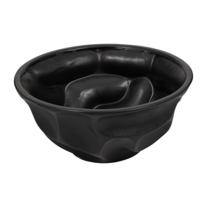 Ciotola in ceramica testurizzata per decorare il piano della cucina, raffinato complemento d'arredo per il soggiorno. - Product Image 3