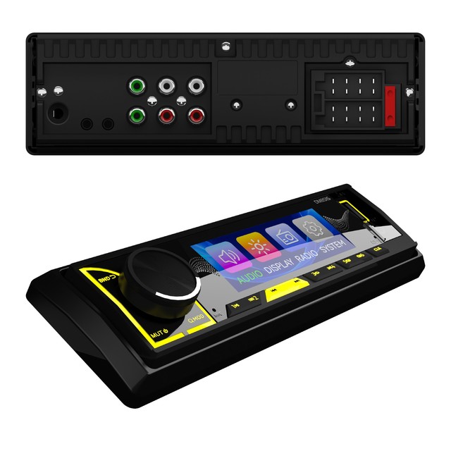 12V Single Din Auto Stereo bluetooth Radio Car Radio BT Enabled Support USB Aux Car Audio MP3 Player Music Player