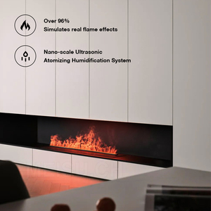 <span class=keywords><strong>Chimenea</strong></span> Electrónica Decorativa MEISU.CH con Simulación de Vapor, Mueble para TV, <span class=keywords><strong>Chimenea</strong></span> con Vaporizador de Agua - Product Image 3