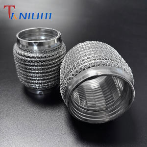 Raccords flexibles d'échappement en acier inoxydable de haute qualité, type soufflet, accessoires de tuyauterie ondulée - Product Image 3