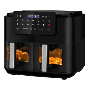 <span class=keywords><strong>Friggitrice</strong></span> ad Aria con Doppio Cestello 9 <span class=keywords><strong>L</strong></span>, <span class=keywords><strong>Friggitrice</strong></span> Digitale Smart 2600 W, Doppia Zona in Acciaio Inox 8 in 1, Freidora Sin Aceite Doble - Product Image 4