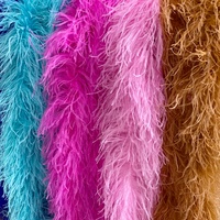 Fournisseur de la Chine vente en gros de mode de haute populaire 1-20ply bon marché châle de plumes d'autruche bouclés pour la décoration