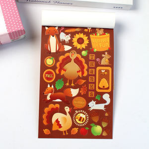 Lot de 206 autocollants Friends d'automne, autocollants en vinyle imperméables pour bouteilles d'eau, ordinateurs portables et cadeaux de fête de Thanksgiving - Product Image 4