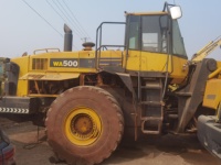 Komatsu WA500 WA500-6 500-8 Bekas Berkualitas Bagus Kondisi Baik Wheel Front Backhoe Mini Loader Mesin Cummins Beban Terukur 9000kg