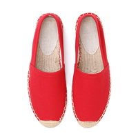 Nicecin – Espadrilles brodées blanches et personnalisées, semelles en Jute, chaussures à semelles compensées en toile, Espadrilles plates en chanvre pour hommes et femmes, caoutchouc