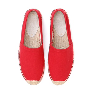 Nicecin – Espadrilles brodées blanches et personnalisées, semelles en Jute, chaussures à semelles compensées en toile, Espadrilles plates en chanvre pour hommes et femmes, caoutchouc - Product Image 4