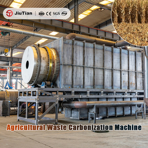 Machine de production de biochar à partir de coques de riz favorisant la séquestration du <span class=keywords><strong>carbone</strong></span> et le développement agricole durable - Product Image 2