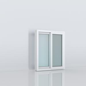 หน้าต่างบานเลื่อน Hoffen Pro uPVC ขนาด 120x110 สีขาว พร้อมมุ้งลวด กระจกบานเลื่อน กันเสียง กันน้ำ ป้องกันความร้อน ประเทศไทย - Product Image 3