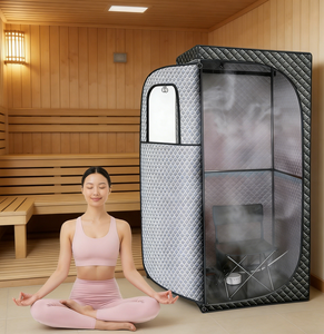 ZT Vente directe usine Tente de sauna vapeur portable pliable pour usage domestique, sauna corporel complet, vente en gros, cabine de sauna spa humide - Product Image 1
