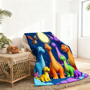 Manta de Franela con Dibujos Animados de Perros, Manta para Siesta, Reversible, Cálida y Acogedora para Cama, Sofá, Sillón, Impresión Personalizada, Venta al Por Mayor - Product Image 6