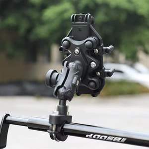 Soporte de Seguridad para Teléfono de Bicicleta, Motocicleta y Bicicleta Eléctrica con Cargador Inalámbrico de 15W y Cargador USB con Cable - Product Image 4