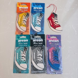 Pastilles parfumées Areon pour la maison et la voiture, design chaussure, élimination des odeurs, huile essentielle importée haute concentration - Product Image 1