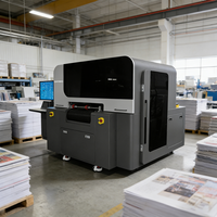 Imprimante UV à passage unique à vitesse rapide SU345 A3+ Machine d'impression UV à passage unique pour feuilles de matériaux/couverture de carnet/cartes en plastique