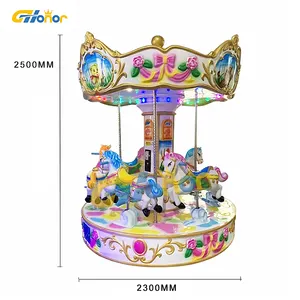 Mini Carrousel Ritten 6 Spelers Carrousel Merry Go Round Carrousel Te Koop