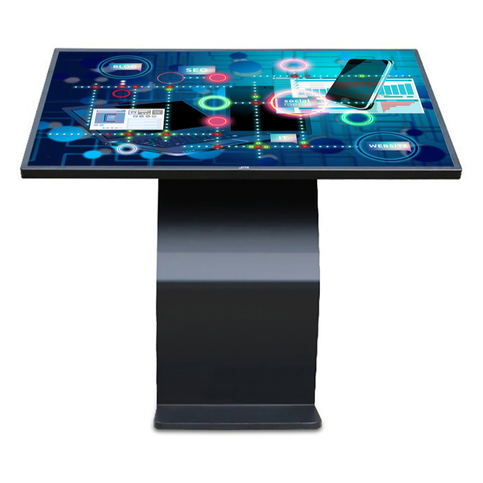 Horizontal Touch Screen Advertising Machine Vertical Interactive Advertising Kiosk LCD Integrated Advertising Machine for Venue