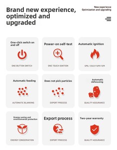 Stufa <span class=keywords><strong>a</strong></span> <span class=keywords><strong>Pellet</strong></span> Minimalista Stile Europeo da 60 Metri Quadrati, Riscaldamento Rapido, Alta Efficienza, per Uso in Bagno, Freddo - Product Image 5