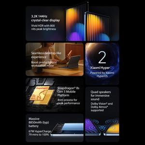 Version Globale <span class=keywords><strong>Xiaomi</strong></span> <span class=keywords><strong>Pad</strong></span> 7 <span class=keywords><strong>Pro</strong></span> Tablette PC 12 Go + 512 Go 11,2 Pouces <span class=keywords><strong>Xiaomi</strong></span> HyperOS 2 Snap 8S Gen 3 Octa Core Service API Dropshipping - Product Image 3