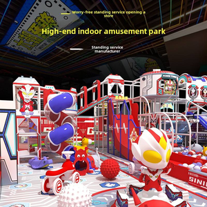 Parque <span class=keywords><strong>Infantil</strong></span> Interior Personalizado con Temática de Ultraman, con Tobogán en Espiral, para Uso en el Hogar y la Escuela - Product Image 3