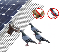 Filet anti-oiseaux robuste pour panneaux solaires, en fil d'acier galvanisé, rouleau de 8 pouces de large, protection contre les nuisibles pour centrales photovoltaïques commerciales