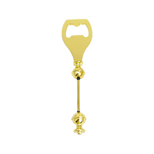 Ouvre-bouteille en acier inoxydable avec poignée décorative à visser, personnalisable avec des perles, logo gravable, outil d'ouverture manuel - Product Image 3