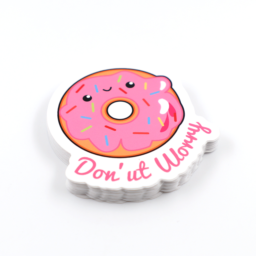 Custom Printing Labels Die Cut Vinyl Stickers Waterproof Self Adhesive Pvc Logo Vsco Clean Kiss Cut Stickers Sheets